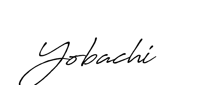 Make a beautiful signature design for name Yobachi. Use this online signature maker to create a handwritten signature for free. Yobachi signature style 7 images and pictures png