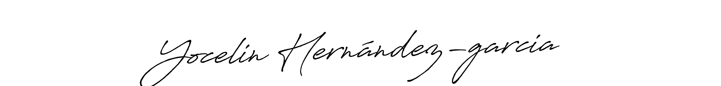 Also we have Yocelin Hernández-garcia name is the best signature style. Create professional handwritten signature collection using Antro_Vectra_Bolder autograph style. Yocelin Hernández-garcia signature style 7 images and pictures png