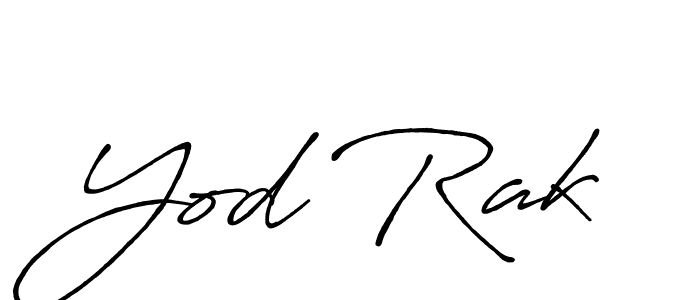 You should practise on your own different ways (Antro_Vectra_Bolder) to write your name (Yod Rak) in signature. don't let someone else do it for you. Yod Rak signature style 7 images and pictures png