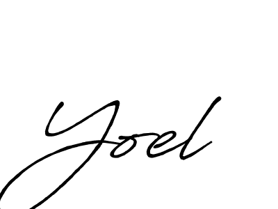 Make a beautiful signature design for name Yoel. Use this online signature maker to create a handwritten signature for free. Yoel signature style 7 images and pictures png