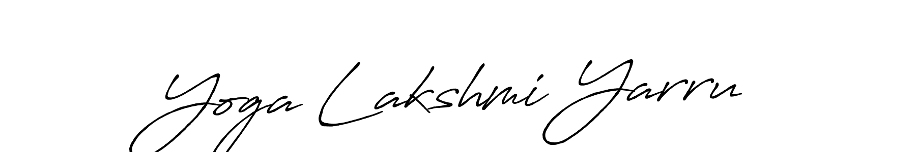 Once you've used our free online signature maker to create your best signature Antro_Vectra_Bolder style, it's time to enjoy all of the benefits that Yoga Lakshmi Yarru name signing documents. Yoga Lakshmi Yarru signature style 7 images and pictures png