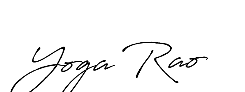 Antro_Vectra_Bolder is a professional signature style that is perfect for those who want to add a touch of class to their signature. It is also a great choice for those who want to make their signature more unique. Get Yoga Rao name to fancy signature for free. Yoga Rao signature style 7 images and pictures png