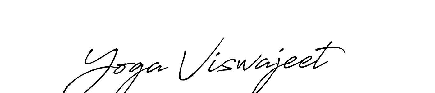 Design your own signature with our free online signature maker. With this signature software, you can create a handwritten (Antro_Vectra_Bolder) signature for name Yoga Viswajeet. Yoga Viswajeet signature style 7 images and pictures png