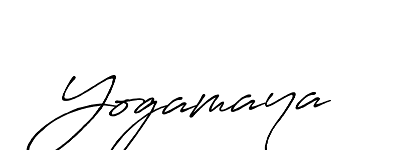 Design your own signature with our free online signature maker. With this signature software, you can create a handwritten (Antro_Vectra_Bolder) signature for name Yogamaya. Yogamaya signature style 7 images and pictures png