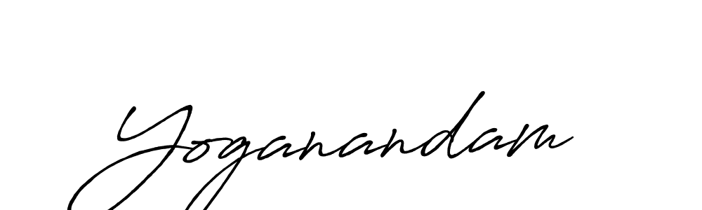 Also You can easily find your signature by using the search form. We will create Yoganandam name handwritten signature images for you free of cost using Antro_Vectra_Bolder sign style. Yoganandam signature style 7 images and pictures png