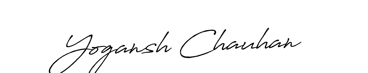 It looks lik you need a new signature style for name Yogansh Chauhan. Design unique handwritten (Antro_Vectra_Bolder) signature with our free signature maker in just a few clicks. Yogansh Chauhan signature style 7 images and pictures png