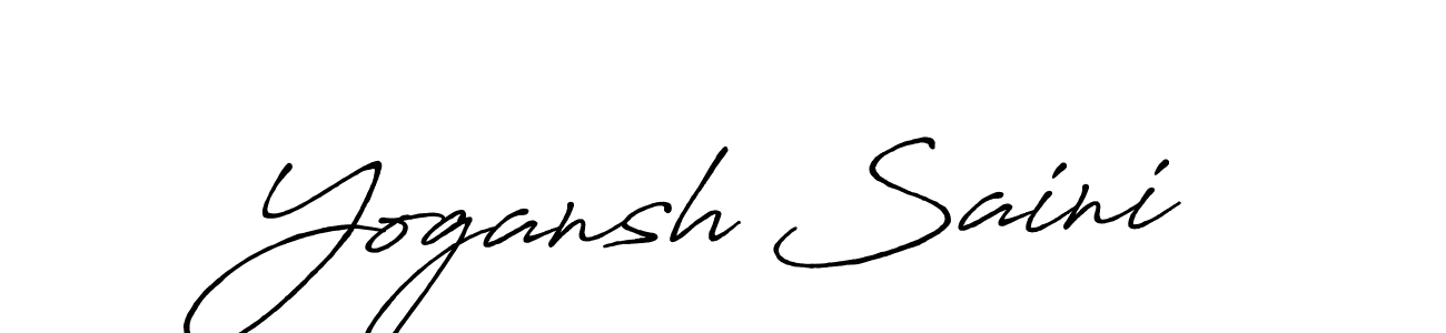 You can use this online signature creator to create a handwritten signature for the name Yogansh Saini. This is the best online autograph maker. Yogansh Saini signature style 7 images and pictures png