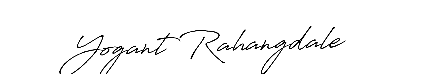 Make a beautiful signature design for name Yogant Rahangdale. Use this online signature maker to create a handwritten signature for free. Yogant Rahangdale signature style 7 images and pictures png