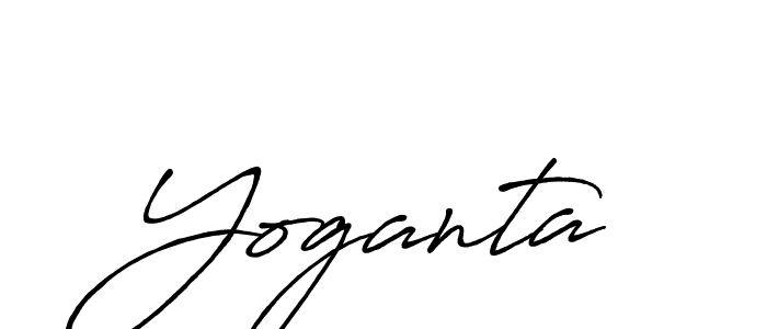 Similarly Antro_Vectra_Bolder is the best handwritten signature design. Signature creator online .You can use it as an online autograph creator for name Yoganta. Yoganta signature style 7 images and pictures png