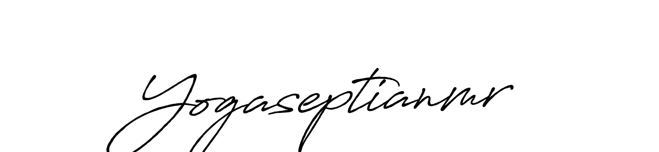 Yogaseptianmr stylish signature style. Best Handwritten Sign (Antro_Vectra_Bolder) for my name. Handwritten Signature Collection Ideas for my name Yogaseptianmr. Yogaseptianmr signature style 7 images and pictures png