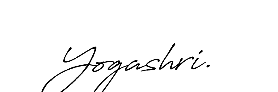 Also we have Yogashri. name is the best signature style. Create professional handwritten signature collection using Antro_Vectra_Bolder autograph style. Yogashri. signature style 7 images and pictures png