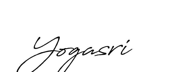 How to make Yogasri name signature. Use Antro_Vectra_Bolder style for creating short signs online. This is the latest handwritten sign. Yogasri signature style 7 images and pictures png