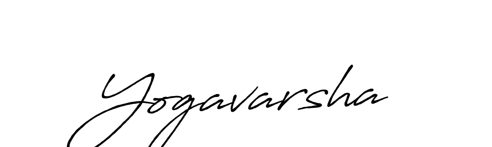 How to make Yogavarsha name signature. Use Antro_Vectra_Bolder style for creating short signs online. This is the latest handwritten sign. Yogavarsha signature style 7 images and pictures png