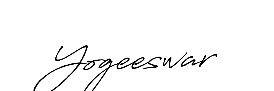 Yogeeswar stylish signature style. Best Handwritten Sign (Antro_Vectra_Bolder) for my name. Handwritten Signature Collection Ideas for my name Yogeeswar. Yogeeswar signature style 7 images and pictures png
