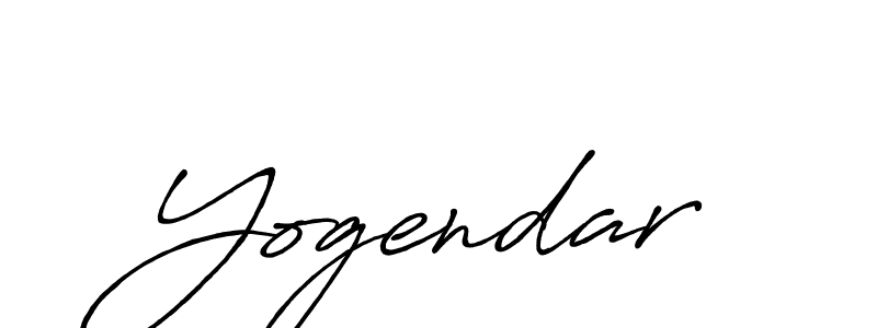 How to make Yogendar signature? Antro_Vectra_Bolder is a professional autograph style. Create handwritten signature for Yogendar name. Yogendar signature style 7 images and pictures png