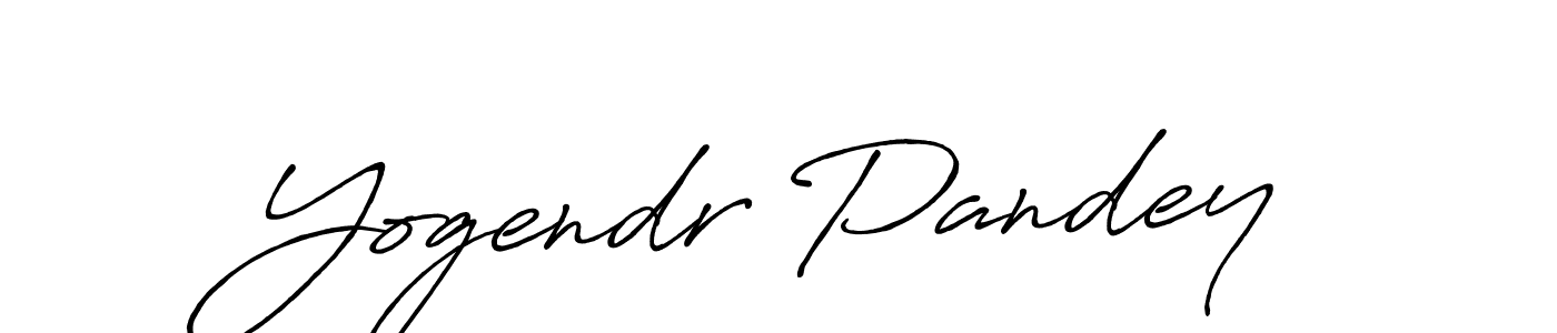 It looks lik you need a new signature style for name Yogendr Pandey. Design unique handwritten (Antro_Vectra_Bolder) signature with our free signature maker in just a few clicks. Yogendr Pandey signature style 7 images and pictures png