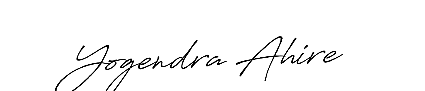 Once you've used our free online signature maker to create your best signature Antro_Vectra_Bolder style, it's time to enjoy all of the benefits that Yogendra Ahire name signing documents. Yogendra Ahire signature style 7 images and pictures png