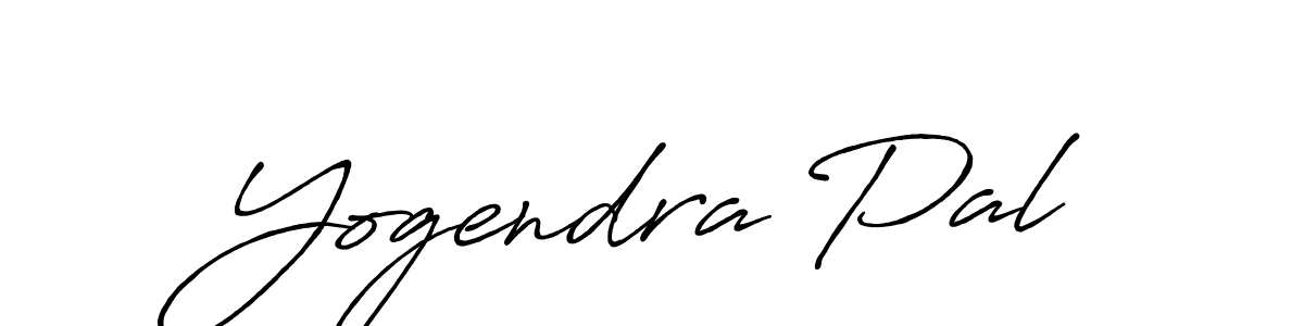 Design your own signature with our free online signature maker. With this signature software, you can create a handwritten (Antro_Vectra_Bolder) signature for name Yogendra Pal. Yogendra Pal signature style 7 images and pictures png