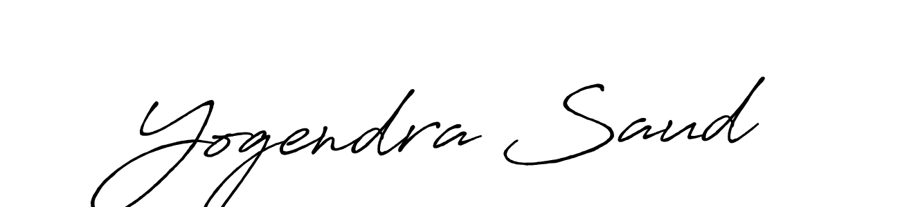 How to make Yogendra Saud signature? Antro_Vectra_Bolder is a professional autograph style. Create handwritten signature for Yogendra Saud name. Yogendra Saud signature style 7 images and pictures png