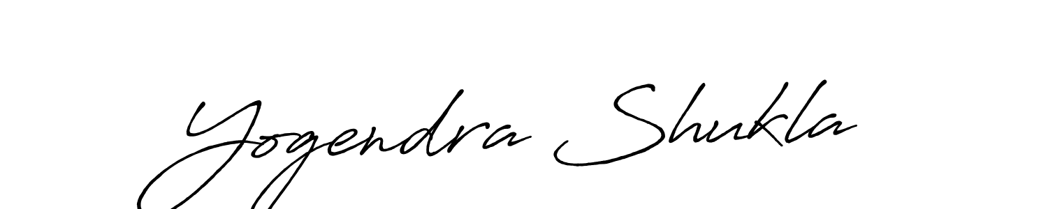 Design your own signature with our free online signature maker. With this signature software, you can create a handwritten (Antro_Vectra_Bolder) signature for name Yogendra Shukla. Yogendra Shukla signature style 7 images and pictures png
