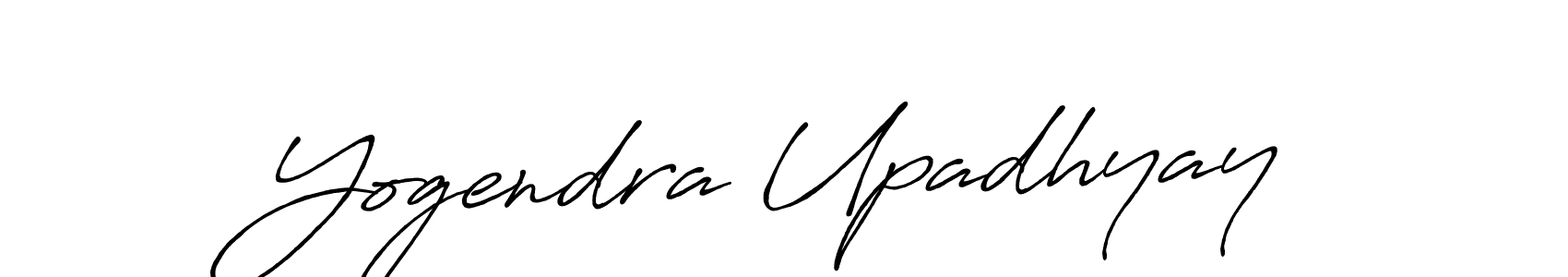 Design your own signature with our free online signature maker. With this signature software, you can create a handwritten (Antro_Vectra_Bolder) signature for name Yogendra Upadhyay. Yogendra Upadhyay signature style 7 images and pictures png
