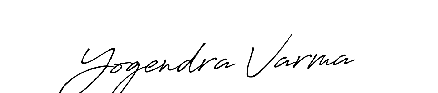 This is the best signature style for the Yogendra Varma name. Also you like these signature font (Antro_Vectra_Bolder). Mix name signature. Yogendra Varma signature style 7 images and pictures png