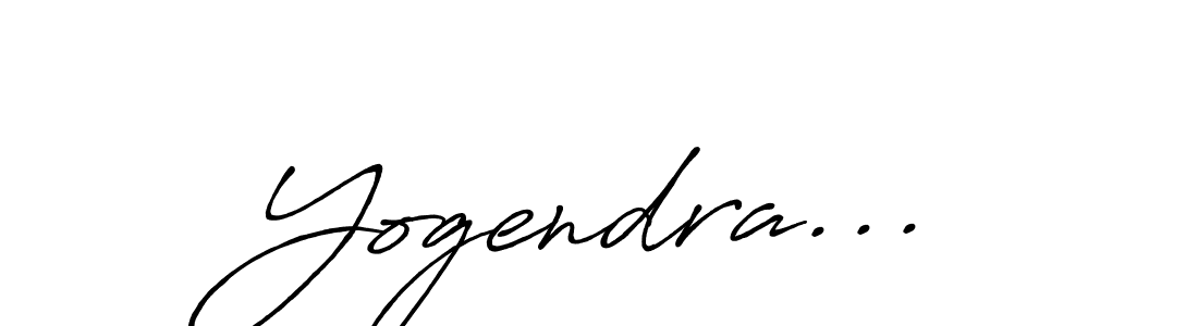 Also You can easily find your signature by using the search form. We will create Yogendra... name handwritten signature images for you free of cost using Antro_Vectra_Bolder sign style. Yogendra... signature style 7 images and pictures png