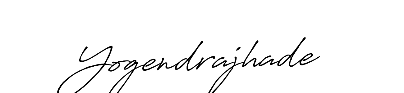 Make a short Yogendrajhade signature style. Manage your documents anywhere anytime using Antro_Vectra_Bolder. Create and add eSignatures, submit forms, share and send files easily. Yogendrajhade signature style 7 images and pictures png