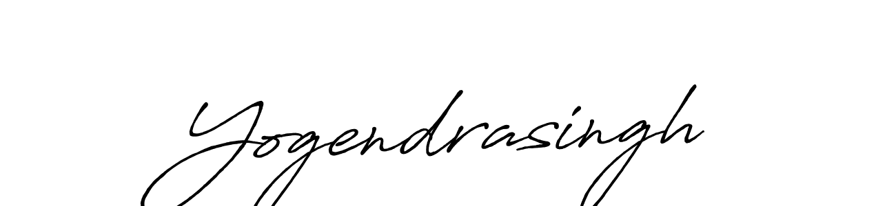 Design your own signature with our free online signature maker. With this signature software, you can create a handwritten (Antro_Vectra_Bolder) signature for name Yogendrasingh. Yogendrasingh signature style 7 images and pictures png