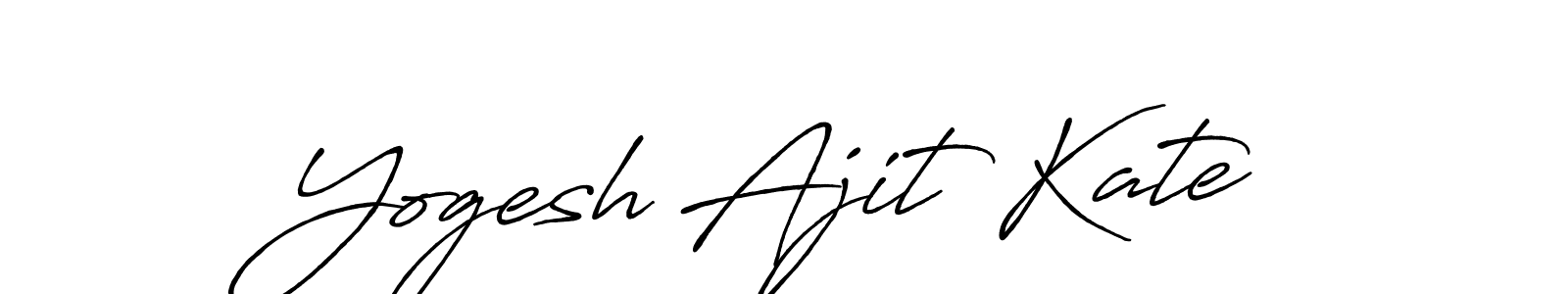 Here are the top 10 professional signature styles for the name Yogesh Ajit Kate. These are the best autograph styles you can use for your name. Yogesh Ajit Kate signature style 7 images and pictures png