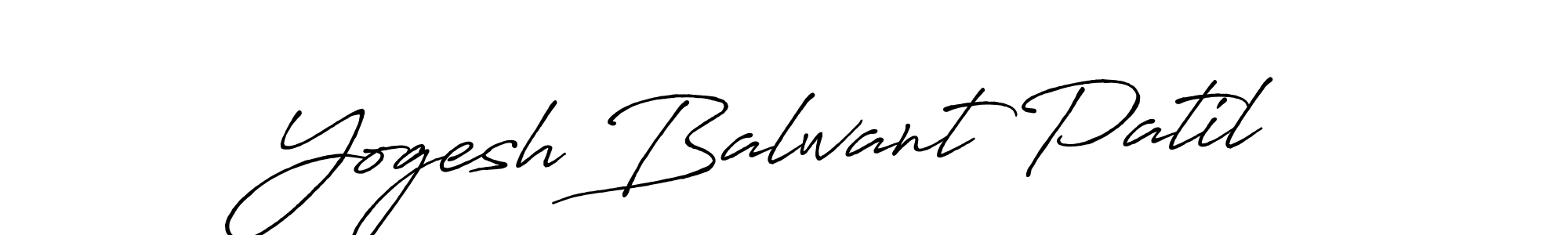 Also we have Yogesh Balwant Patil name is the best signature style. Create professional handwritten signature collection using Antro_Vectra_Bolder autograph style. Yogesh Balwant Patil signature style 7 images and pictures png