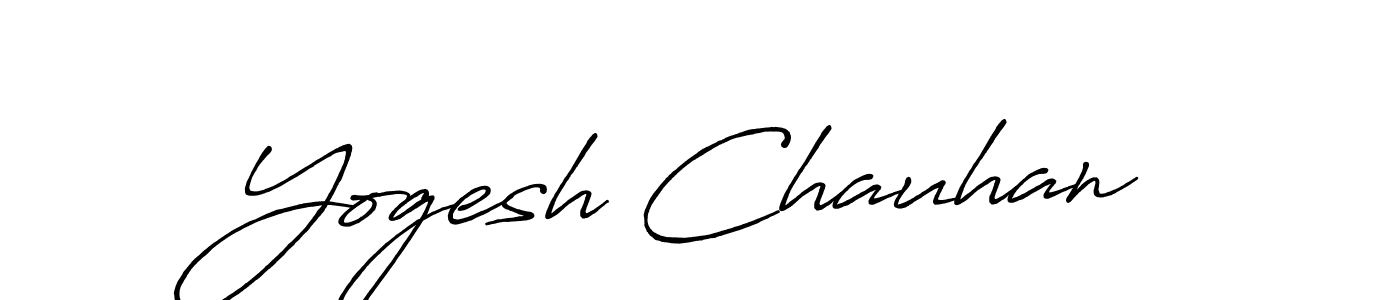 Make a short Yogesh Chauhan signature style. Manage your documents anywhere anytime using Antro_Vectra_Bolder. Create and add eSignatures, submit forms, share and send files easily. Yogesh Chauhan signature style 7 images and pictures png