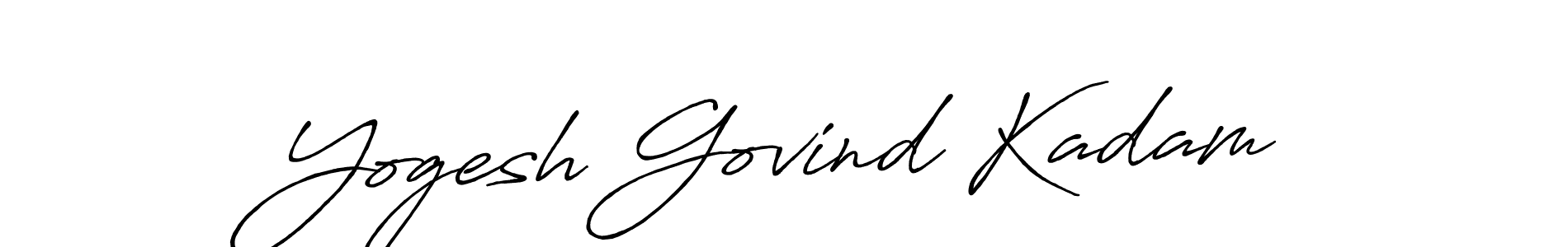 You can use this online signature creator to create a handwritten signature for the name Yogesh Govind Kadam. This is the best online autograph maker. Yogesh Govind Kadam signature style 7 images and pictures png