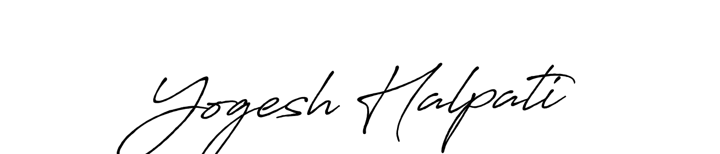 Best and Professional Signature Style for Yogesh Halpati. Antro_Vectra_Bolder Best Signature Style Collection. Yogesh Halpati signature style 7 images and pictures png