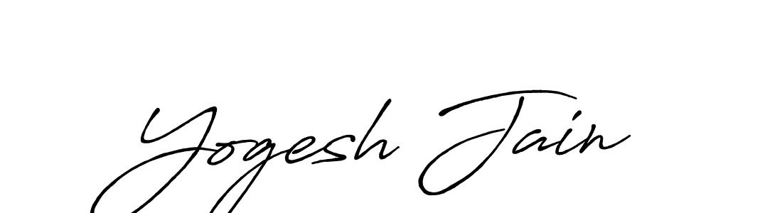 Antro_Vectra_Bolder is a professional signature style that is perfect for those who want to add a touch of class to their signature. It is also a great choice for those who want to make their signature more unique. Get Yogesh Jain name to fancy signature for free. Yogesh Jain signature style 7 images and pictures png