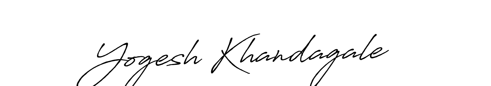 This is the best signature style for the Yogesh Khandagale name. Also you like these signature font (Antro_Vectra_Bolder). Mix name signature. Yogesh Khandagale signature style 7 images and pictures png