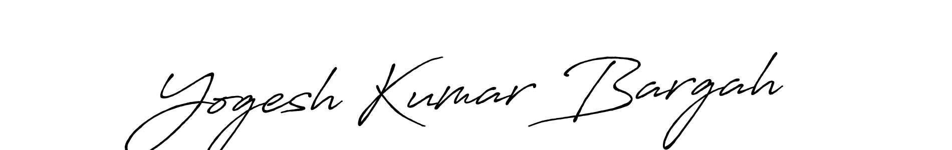 Use a signature maker to create a handwritten signature online. With this signature software, you can design (Antro_Vectra_Bolder) your own signature for name Yogesh Kumar Bargah. Yogesh Kumar Bargah signature style 7 images and pictures png