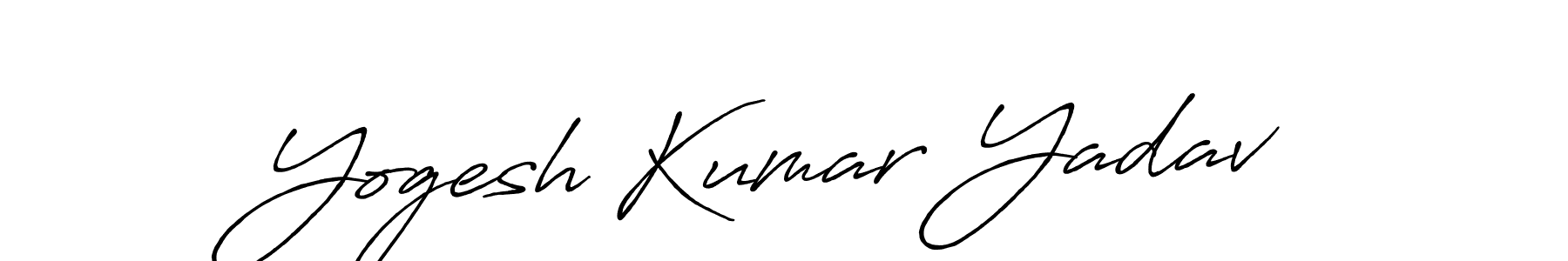 Also we have Yogesh Kumar Yadav name is the best signature style. Create professional handwritten signature collection using Antro_Vectra_Bolder autograph style. Yogesh Kumar Yadav signature style 7 images and pictures png