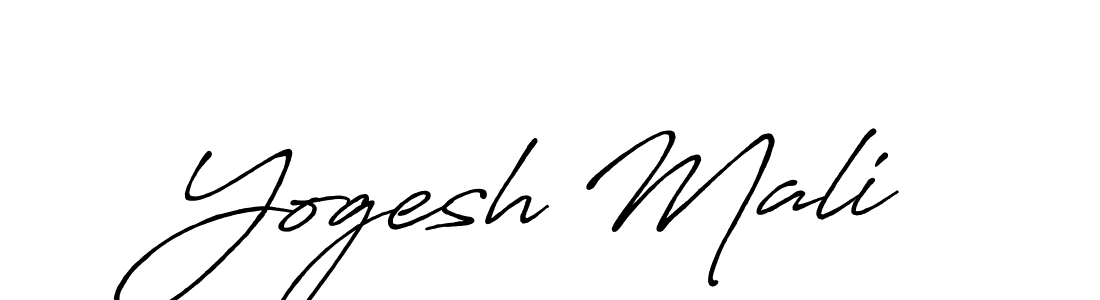 You can use this online signature creator to create a handwritten signature for the name Yogesh Mali. This is the best online autograph maker. Yogesh Mali signature style 7 images and pictures png