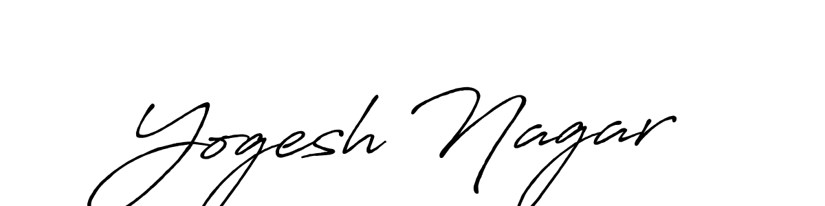 You should practise on your own different ways (Antro_Vectra_Bolder) to write your name (Yogesh Nagar) in signature. don't let someone else do it for you. Yogesh Nagar signature style 7 images and pictures png