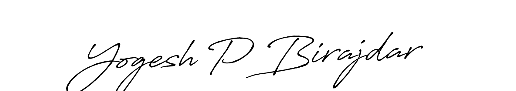 The best way (Antro_Vectra_Bolder) to make a short signature is to pick only two or three words in your name. The name Yogesh P Birajdar include a total of six letters. For converting this name. Yogesh P Birajdar signature style 7 images and pictures png