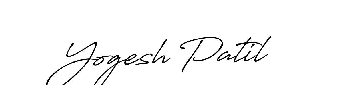 if you are searching for the best signature style for your name Yogesh Patil. so please give up your signature search. here we have designed multiple signature styles  using Antro_Vectra_Bolder. Yogesh Patil signature style 7 images and pictures png