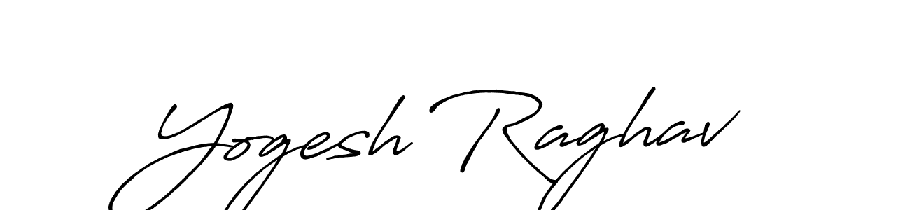 if you are searching for the best signature style for your name Yogesh Raghav. so please give up your signature search. here we have designed multiple signature styles  using Antro_Vectra_Bolder. Yogesh Raghav signature style 7 images and pictures png