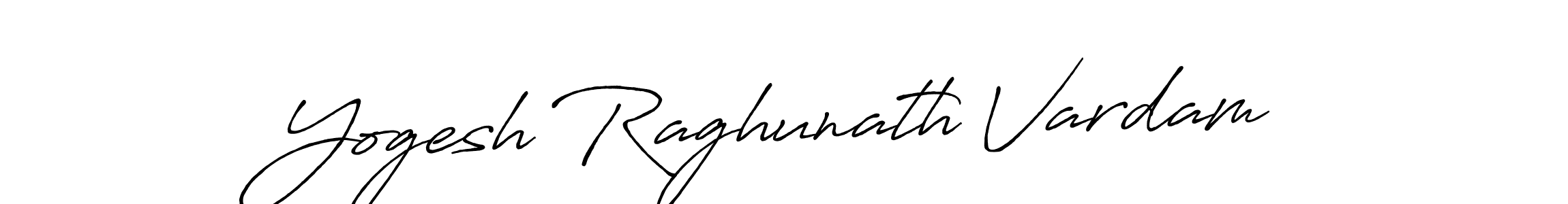 Make a beautiful signature design for name Yogesh Raghunath Vardam. Use this online signature maker to create a handwritten signature for free. Yogesh Raghunath Vardam signature style 7 images and pictures png