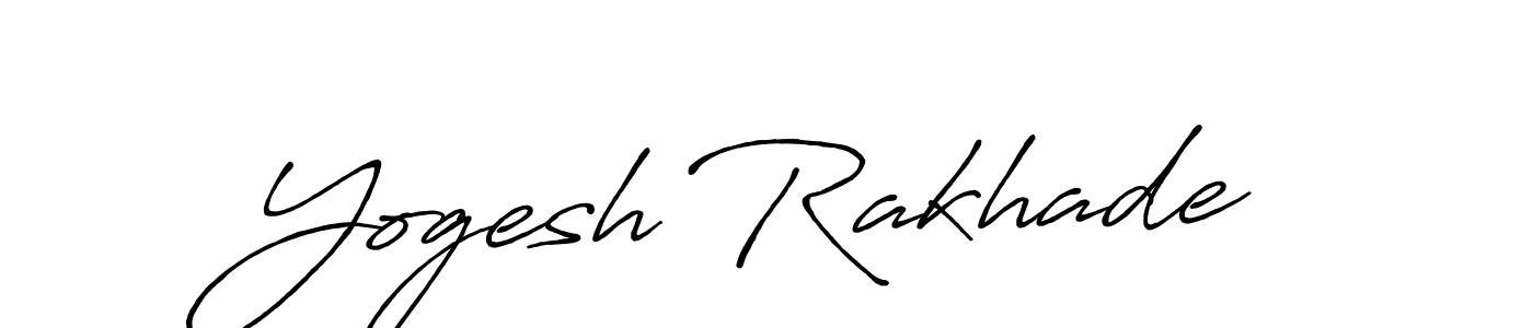 The best way (Antro_Vectra_Bolder) to make a short signature is to pick only two or three words in your name. The name Yogesh Rakhade include a total of six letters. For converting this name. Yogesh Rakhade signature style 7 images and pictures png