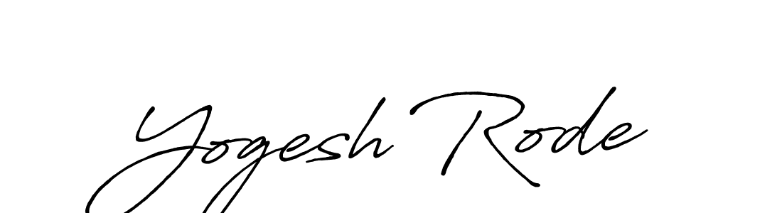 Also we have Yogesh Rode name is the best signature style. Create professional handwritten signature collection using Antro_Vectra_Bolder autograph style. Yogesh Rode signature style 7 images and pictures png