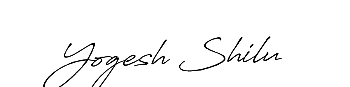 Make a beautiful signature design for name Yogesh Shilu. Use this online signature maker to create a handwritten signature for free. Yogesh Shilu signature style 7 images and pictures png