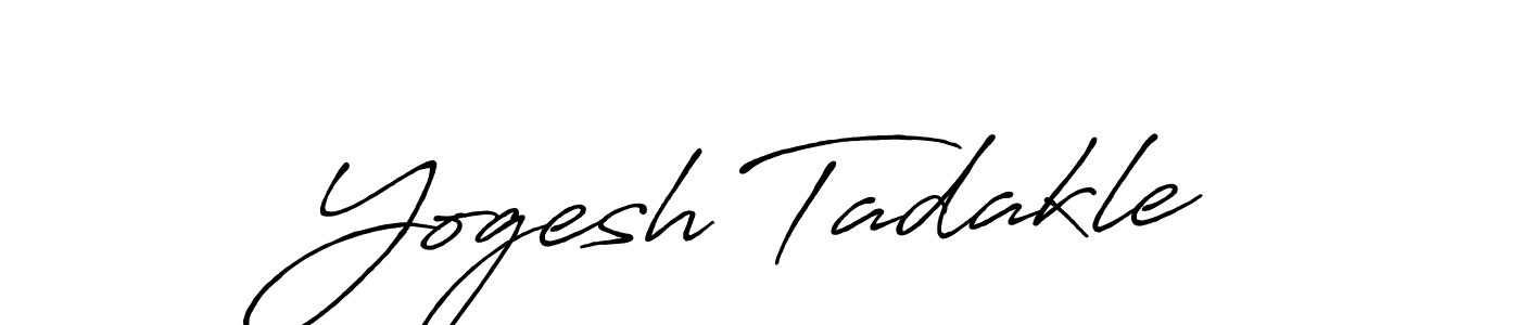 It looks lik you need a new signature style for name Yogesh Tadakle. Design unique handwritten (Antro_Vectra_Bolder) signature with our free signature maker in just a few clicks. Yogesh Tadakle signature style 7 images and pictures png