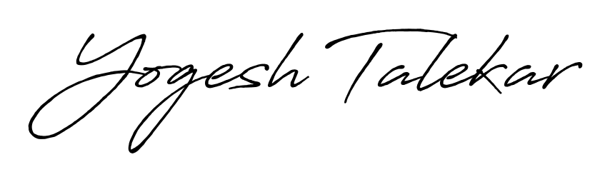 Style your name Yogesh Talekar with confidence using Antro_Vectra_Bolder signature design. Simple, elegant, and ready for immediate document use. Yogesh Talekar signature style 7 images and pictures png