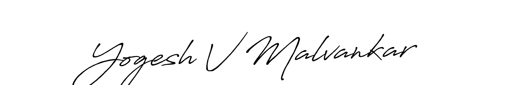 You can use this online signature creator to create a handwritten signature for the name Yogesh V Malvankar. This is the best online autograph maker. Yogesh V Malvankar signature style 7 images and pictures png